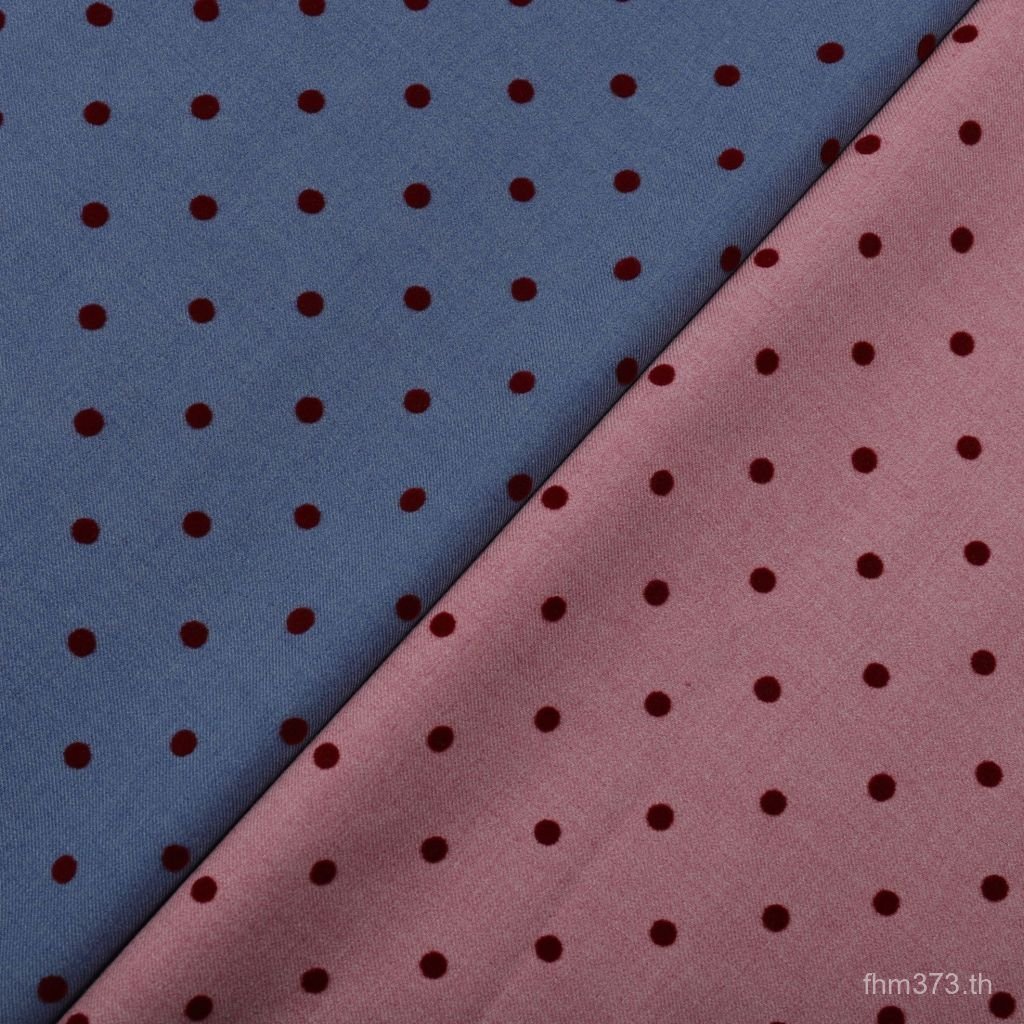 Xiaohong Pure Color Retro สไตล์ diy สไตล์สวมใส่ miu Daughter ผ้าลําลองตกแต่ง 8020TR ที่คาดผม Polka D