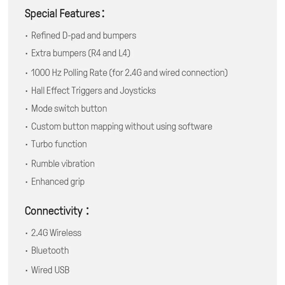 8BitDo Ultimate 2C คอนโทรลเลอร์เกมไร้สายสีใหม่จอยสติ๊กGamepadสําหรับPC Windows 10/11 Steam Deck Raspberry Pi Android - รูปที่ 7