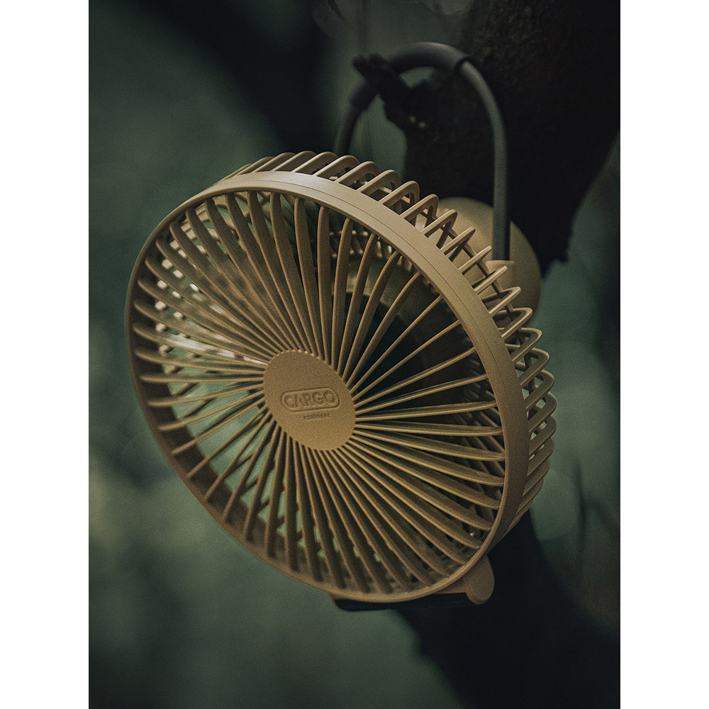 เกาหลี เกาหลี CARGO พัดลมไฟฟ้ากลางแจ้ง Camping เต็นท์พัดลมแบบพกพา USB ชาร์จ Mute High Wind อายุการใช