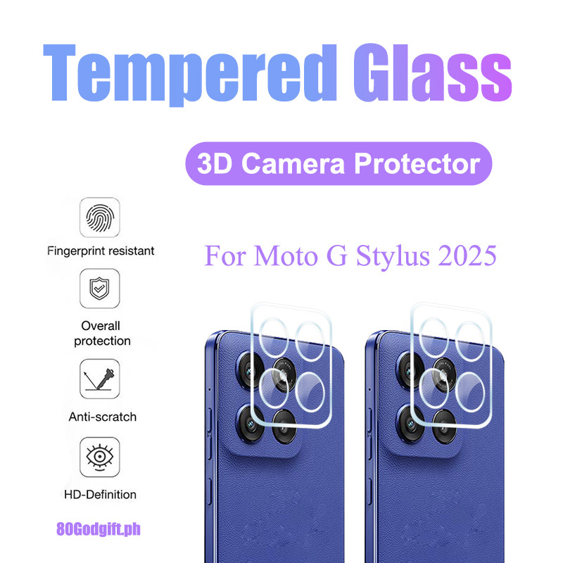 2 ชิ้นฟิล์มกระจกนิรภัยสําหรับ Moto G Stylus 5G 2025 9H 8K เลนส์ฟิล์มแก้วสําหรับ Moto G Stylus 5G 202