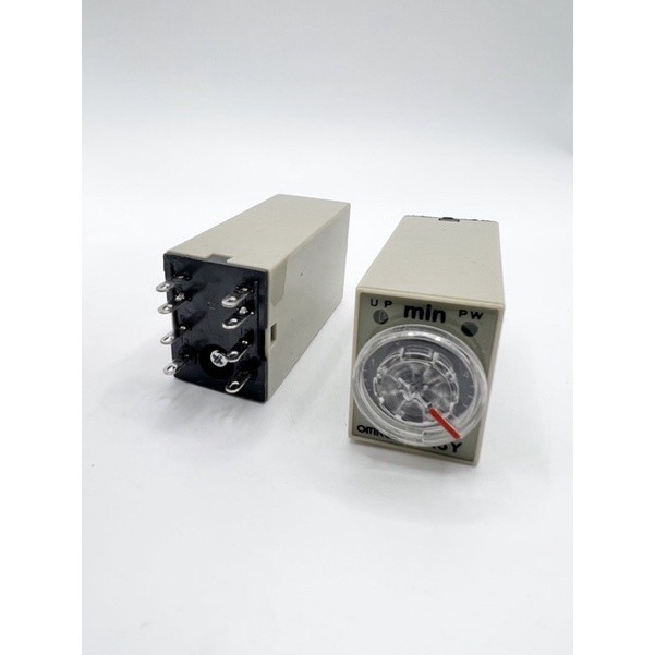 สั่งเลย  Timer H3Y2 H3Y4 h3y-4 h3y-2 12vdc 24vdc 220vac 5s 10s 30s 5m 10m 30m 60m ราคาไม่รวมซ็อกเก็ต