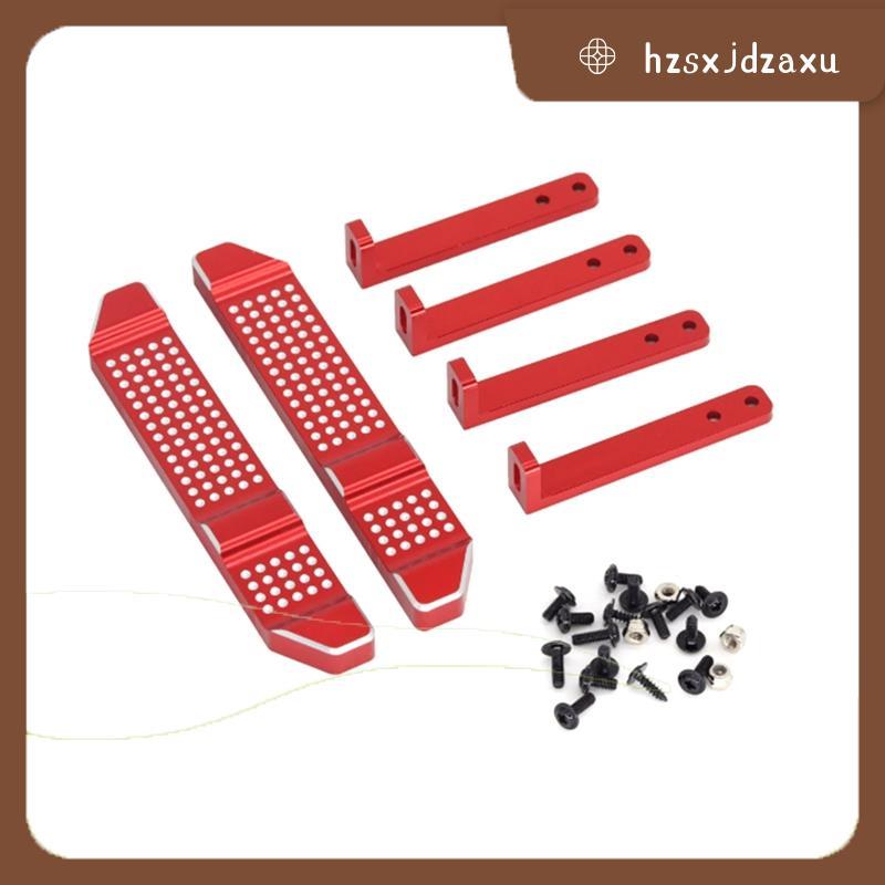 hzsxjdzaxu RC รถอัพเกรด RC โลหะเหยียบชุดสําหรับ MN D90 D99S RC รถอุปกรณ์เสริมสีดํา