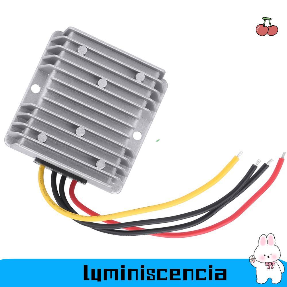 LUMINESCIA ตัวควบคุมแรงดันไฟฟ้า, DC8V ~ 40V ถึง 12V 6A 72W อัตโนมัติ Step Up Down Converter, IP68 กั