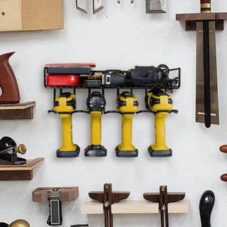COD ชั้นสว่านไฟฟ้า เครื่องมือช่าง รุ่นเหล็กกล้า DIY ชั้นวางเครื่องมือติดผนัง