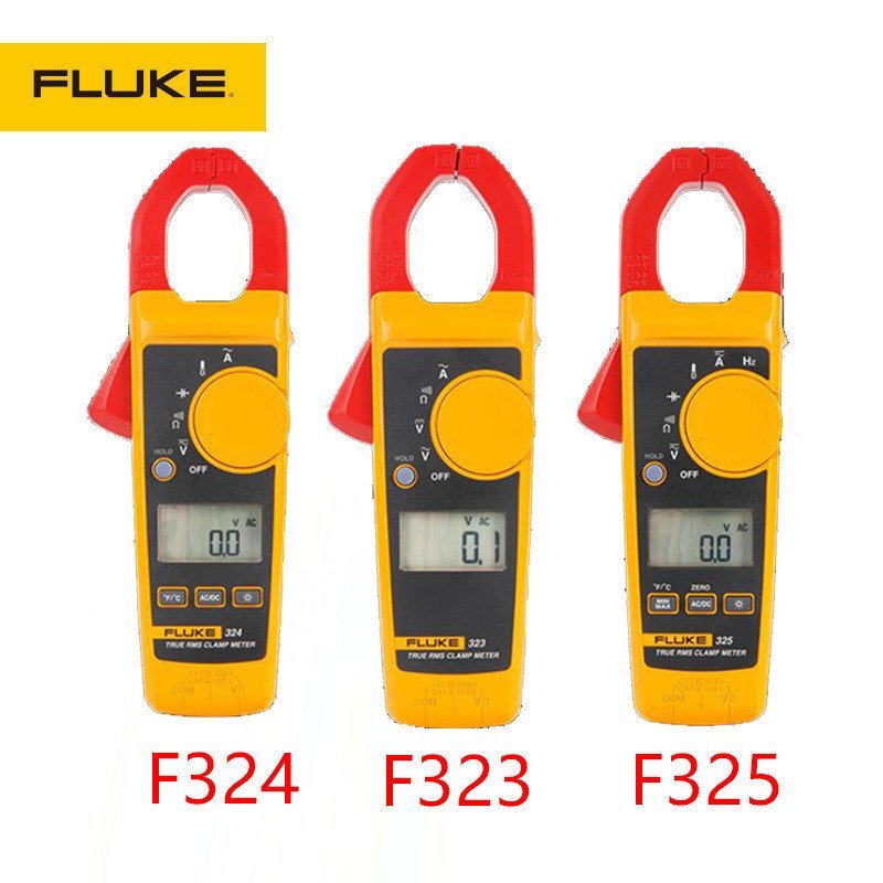 FLUKE แคลมป์มัลติมิเตอร์ FLUKE 324 F323 Digital F325 แคลมป์แอมมิเตอร์ ตัวชี้ แคลมป์มิเตอร์