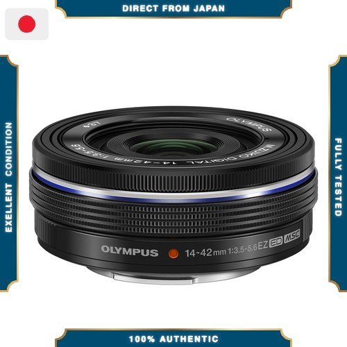 【Excellent】 ระบบ OM/เลนส์ Olympus M.ZUIKO DIGITAL ED 14-42mm F3.5-5.6 EZ BLK เลนส์ซูมแบบแพนเค้กขับเค