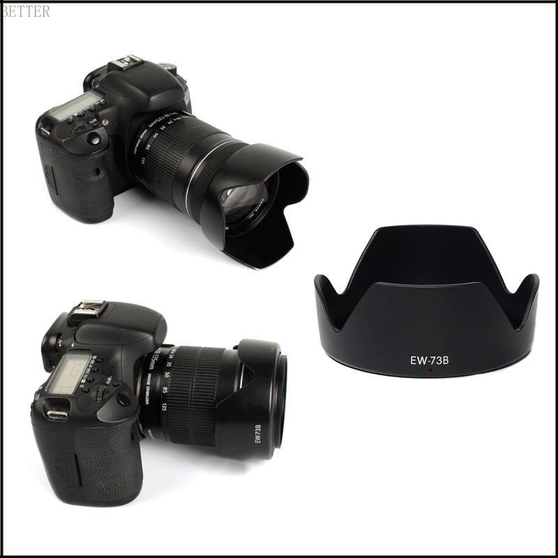 BETT EW-73B เลนส์บังแดดสําหรับ EF-S 17-85mm f 4-5 6 IS USM EF-S 18-135mm f 3 5-5 6 IS เลนส์ป้องกัน E