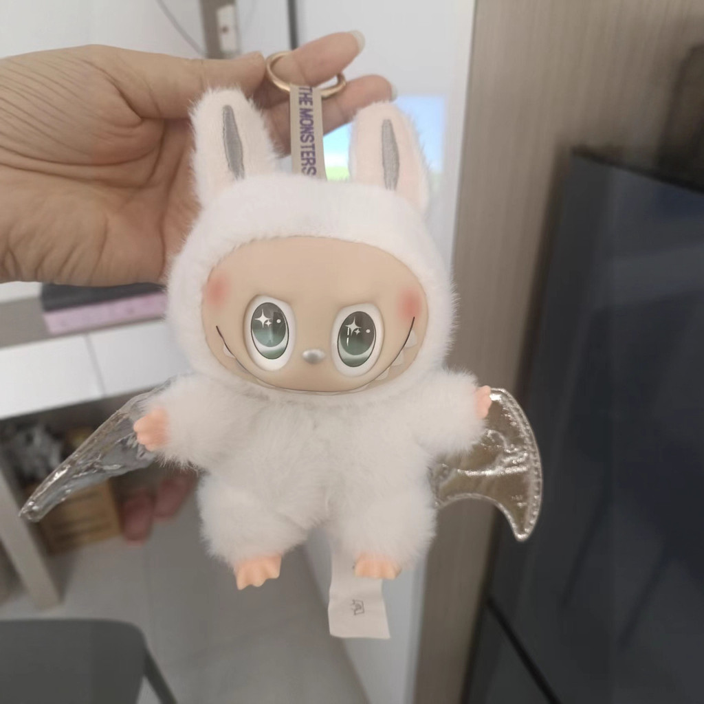 พร้อมสต็อก Bubble Labu Little Angel Zimomo Heart Macaron ไวนิล Mystery กล่องตุ๊กตาตุ๊กตารูปอินเทรนด์