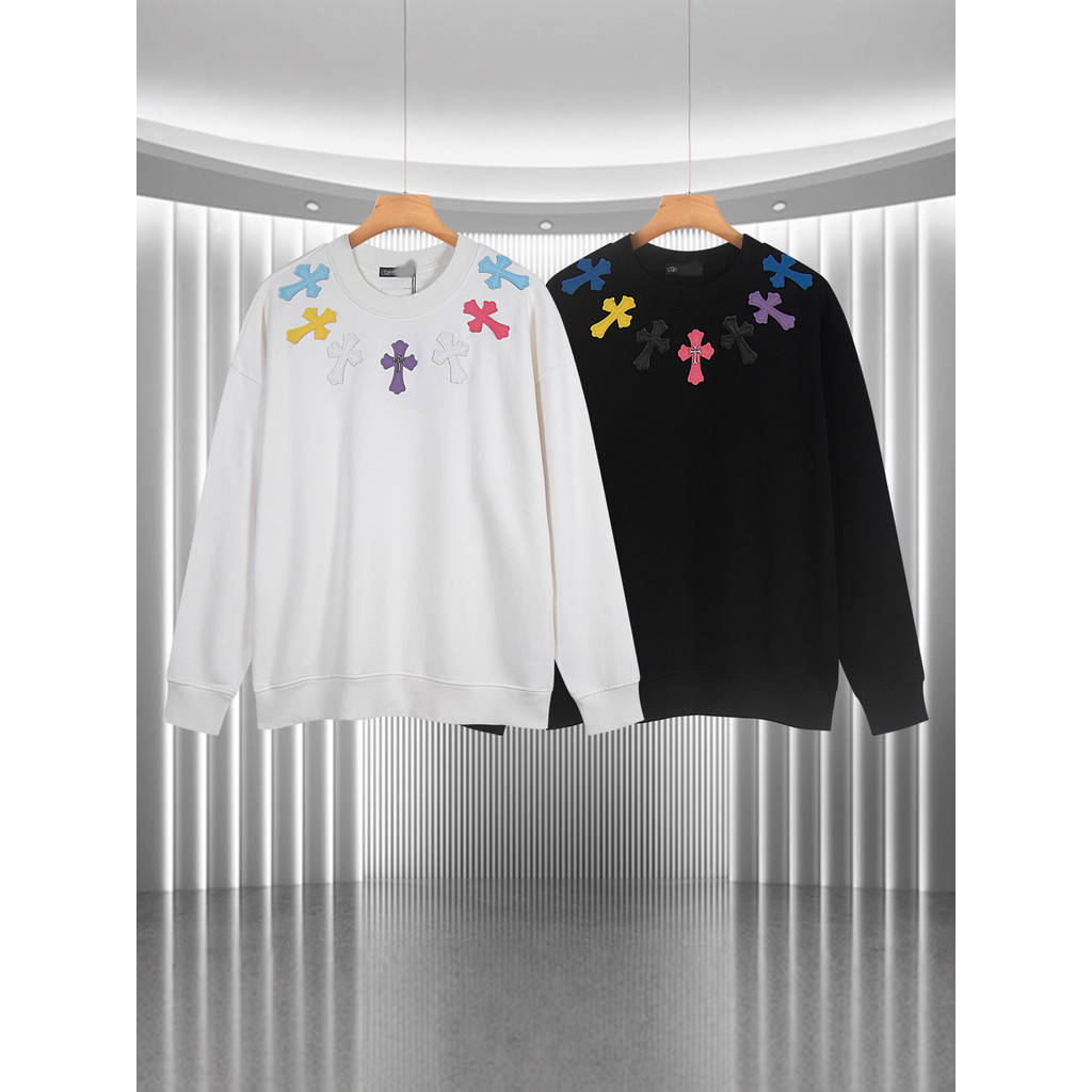 RDT2 Chrome Hearts Cross Horseshoe_patch ปักรอบคอดีไซน์สำหรับเสื้อกันหนาวทั้งชายและหญิง