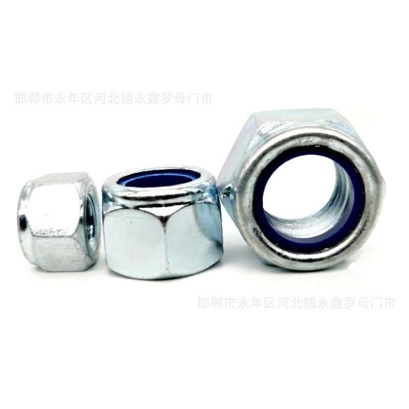 Anti-Loose M8M129M10 * น็อตหนาล็อคตัวเอง * 10 ล็อค M6 * น็อตเพิ่มความสูงไนลอน GB8898M14M5 0D4X