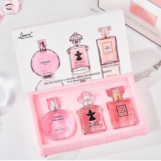 3 in 1 Perfumes for Women Long Lasting Perfume Set Bath and Body Work Mist Perfume
