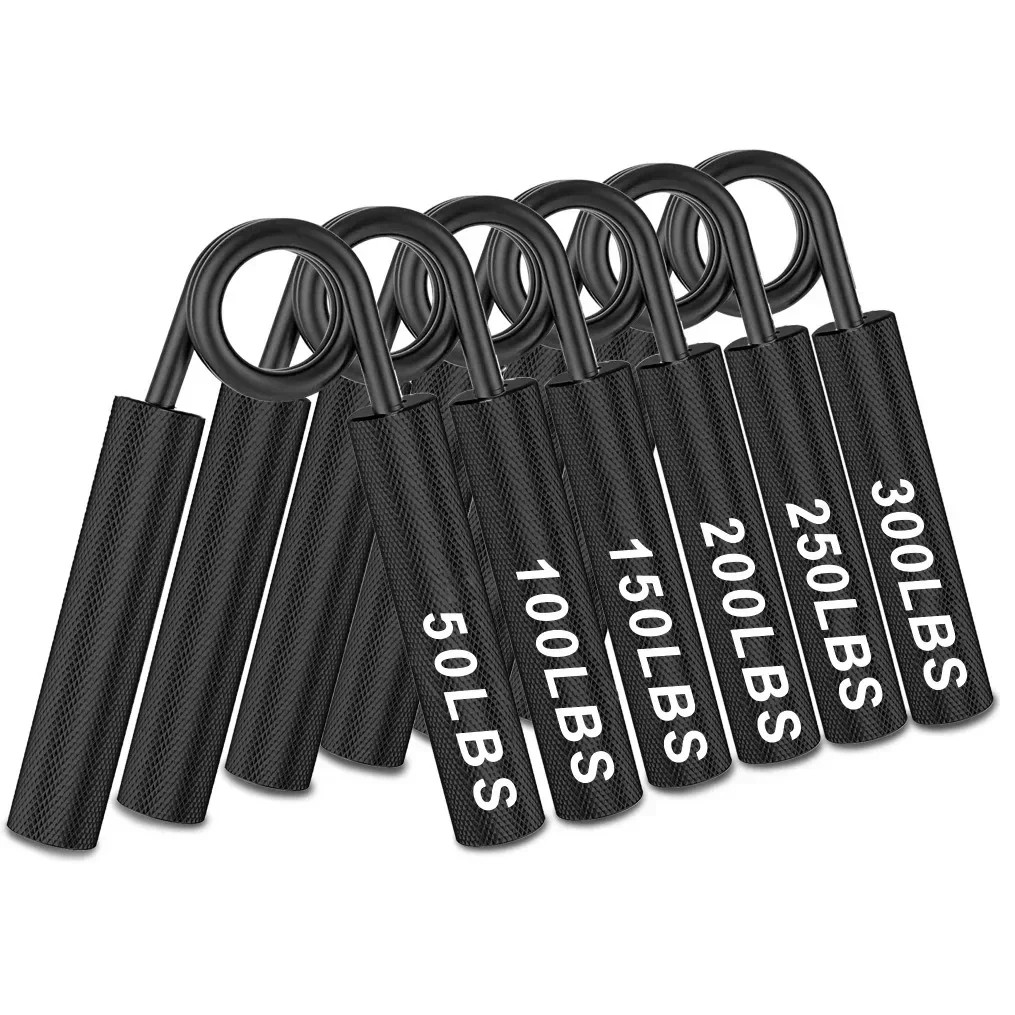 50LBS-300LBS Metal Grip Strength Trainer Workout Equipment Forearm Exerciser Hand Grip Strength Gym 