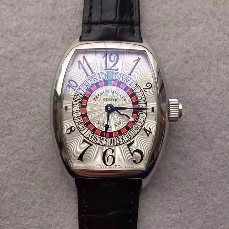 พัดลมนาฬิกา FM ต้องมี Frank Muller Las Vegas Casino แผ่นเสียงรัสเซีย สี Original Modified Automatic 
