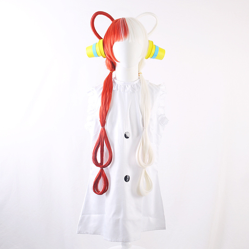 วิกผม.Cosplay.One.Piece.Uta.รุ่น.Theatrical.Worlds.Songstress.Yin.Yang.สำหรับ.cosplay