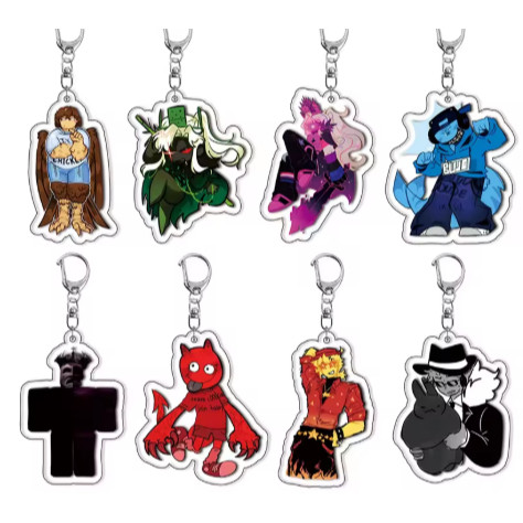 Forsaken Guest 1337 พวงกุญแจเกม Noob Sedletsky – อุปกรณ์ตกแต่งกระเป๋า เครื่องประดับ ของขวัญสําหรับแฟ