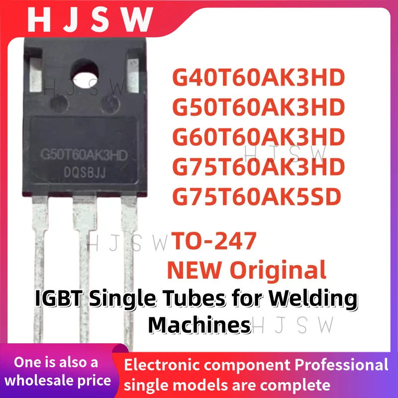 5PCS G40T60AK3HD G50T60AK3HD G60T60AK3HD G75T60AK3HD G75T60AK5SD CRG60T60AK3HD CRG75T60AK3HD ทรานซิส