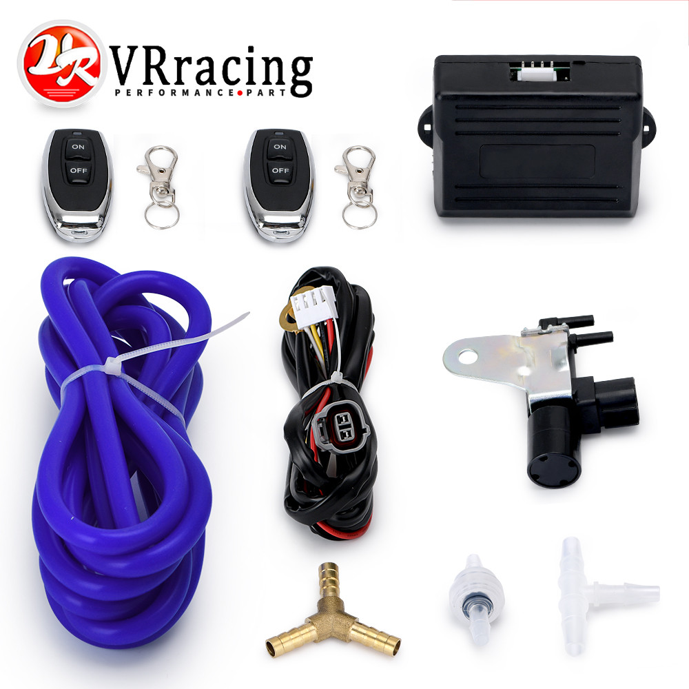 VR  2 .5" 63mm 3" 76mm Wireless Remote Vacuum Exhaust Cutout Valve Controller Set with 2 Remotes For