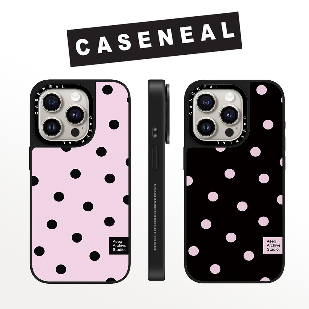 Drop proof CASENEALเคสโทรศัพท์สําหรับiPhone 17ProMax 17pro 17 air 16promax 16 15promax 15 14promax 13 13promax hard Caseน่ารักPolka dot 12 12PromaxกรณีiPhone 14กรณีคุณภาพสูง ราคาถูก Shopee Lazada