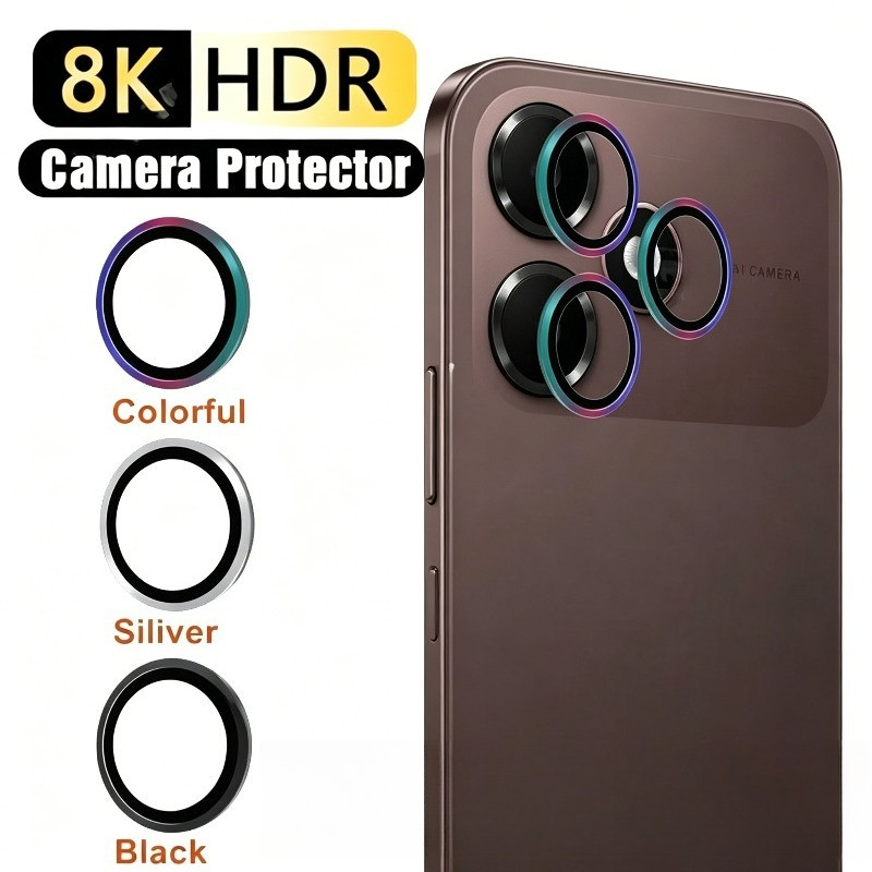 สําหรับOppo A6t A6c A6x 4G 5Gอินเดียอลูมิเนียมเลนส์กล้องกระจกนิรภัยสําหรับOppo K14x A6x A6c A6tคลุมทั้งหมดโลหะกล้องเลนส์ป้องกันแหวนหมวก