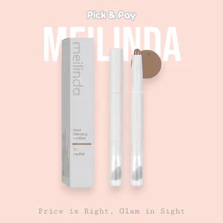 Meilinda Nose Blending Contour คอนทัวร์ สติ๊ก เนียนนุ่ม เพิ่มมิติใบหน้า มีแปรงในตัว (MC5110)
