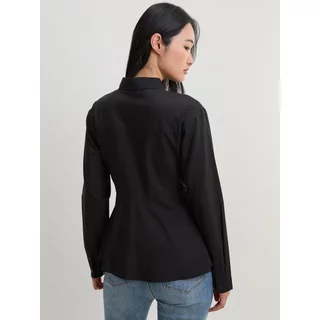 [Pomelo] เสื้อเชิ้ตแขนยาวเข้ารูปช่วงเอว / Peplum Shirt