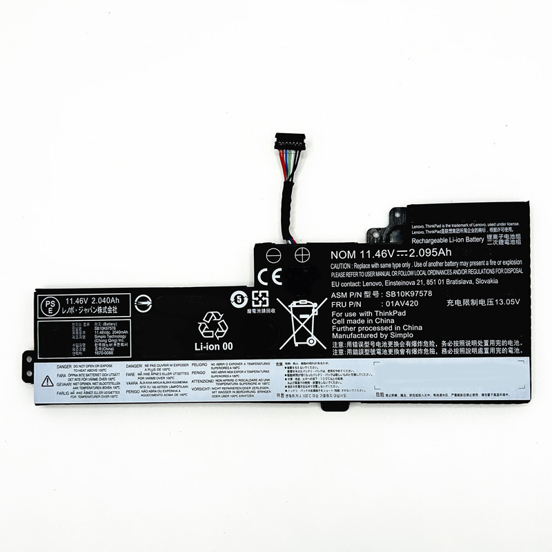 For Lenovo T470 T480 A285 A475 A485 01AV419 01AV421 Laptop Battery