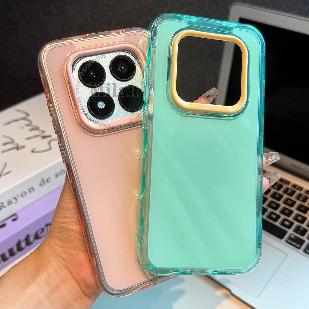 เคสสำหรับ Redmi Note 15 5G, Redmi Note 15 Pro 5G, Redmi Note 15 Pro Plus เคสโทรศัพท์แม่เหล็กสีลูกกวาด กันกระแทกและฝาครอบป้องกันแบบหนาพร้อมถุงลมนิรภัย