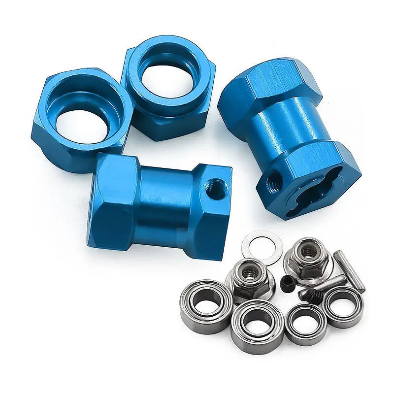 1 ชุดโลหะ 12 มม.ล้อ Hex Hub อะแดปเตอร์สําหรับ Tamiya DT02 DT-02 DT03 58354 กบ 5846 Grasshopper WR-02