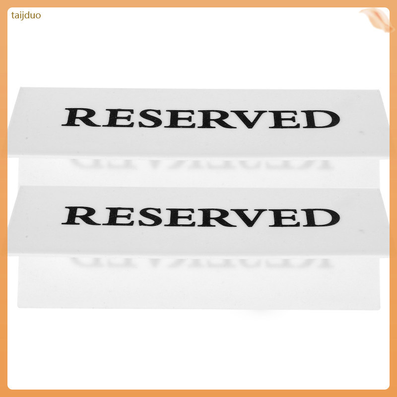 2 ชิ้นสํารองป้ายที่นั่งสําหรับเก้าอี้โต๊ะงานแต่งงาน Place Card Conference Room taijduo