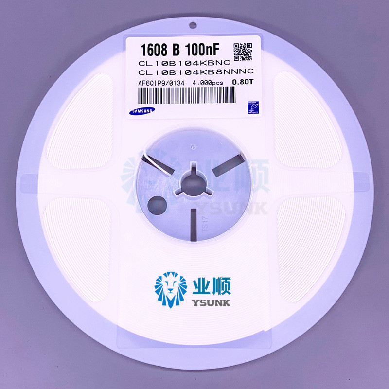 ตัวเก็บประจุแพทช์เซรามิก Samsung CL10C390FB8NNNC 0603 39pF 390F 50V NPO 1%