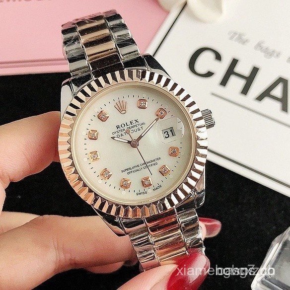 ใหม่ผู้หญิงสําหรับหรูหรานาฬิกาเหล็ก 2022 ผู้ชายเพชร Rolex BZW8 LQ0P