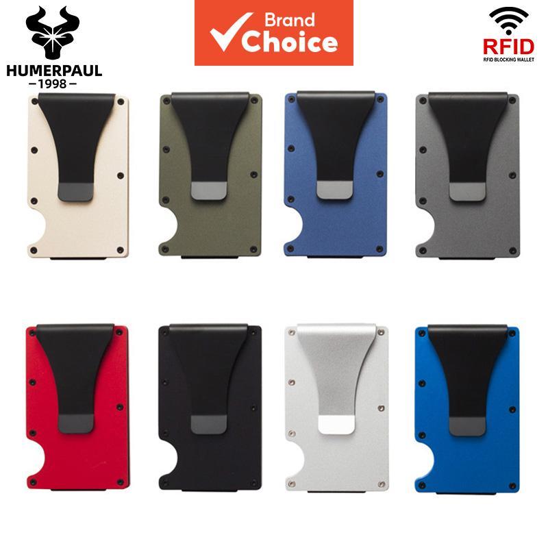 ที่ใส่บัตร HUMERPAUL อลูมิเนียม เหมาะสําหรับทั้งผู้ชายและผู้หญิง รุ่น BP777