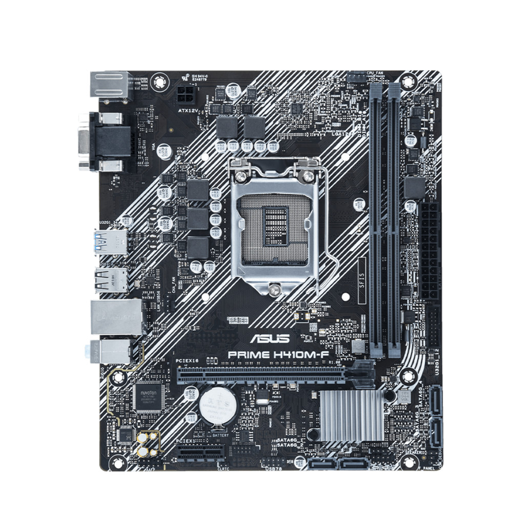 ยี่ห้อใหม่กล่อง Asus/Asus PRIME H410M-F R2.0/K/E/A/D 10th Generation เมนบอร์ด