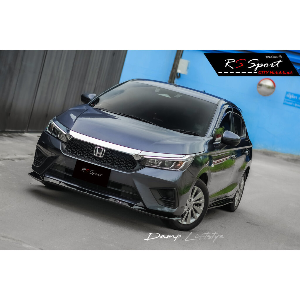 ชุดแต่ง Honda City 5D 2023 2024 2025 Damp RS - City Hatchback, City 5 ประตู, สเกิร์ตรอบคัน city, ลิ้