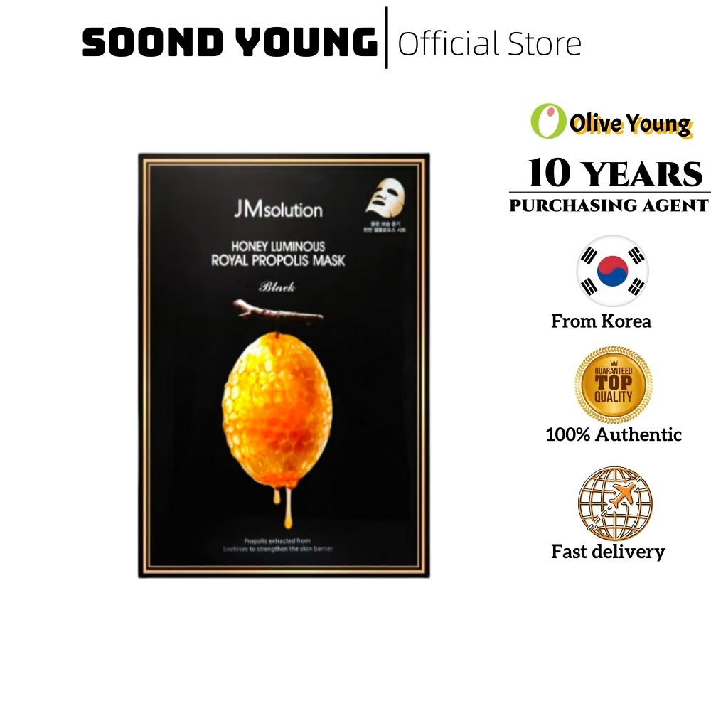 [JMsolution] Honey Luminous Royal Propolis Mask 10p/box