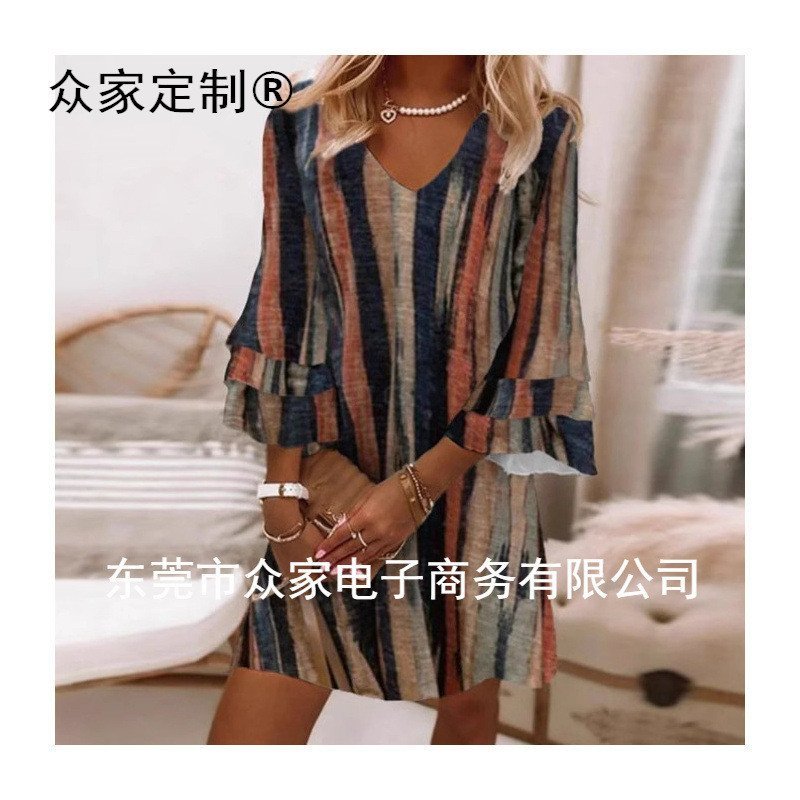 DIY One Piece Digital Shipping ชุดใหม่ 2024 3D พิมพ์แขนกุด Riskless V คอ TLT2