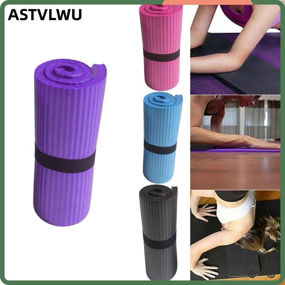 ASTVLWU แผ่นรองล้อหน้าท้องแบน, โฟมพับสนับเข่าโยคะ, เบาะ Plank ป้องกันเหงื่ออเนกประสงค์ Strong Suppor