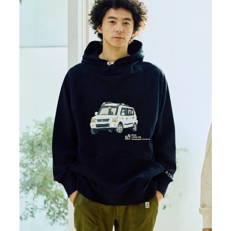 Go Slow Caravan X NISSAN X-TRAIL เสื้อฮู้ดมีฮู้ด 1211