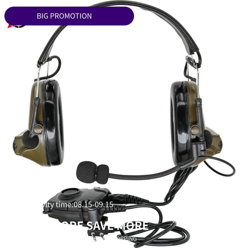 [S-YYY] รุ่นส่งออก 4th Generation Comtac-II/C2 Pickup Noise Cancelling Tactical Headset FG+Peltor pt