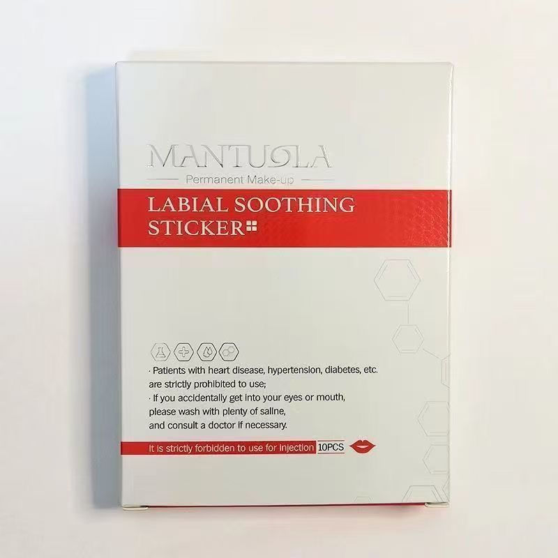 New Product#Tattoo Lip Stickers Mandala Lip Stickers Lip Tattoo Relief Patch Lip Bleaching Special T