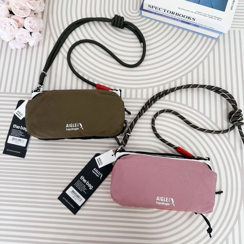 กระเป๋าสะพาย Topo&Maison Kitsune Water Bottle Bag Limited Edition Waterproof Color Blocked Style