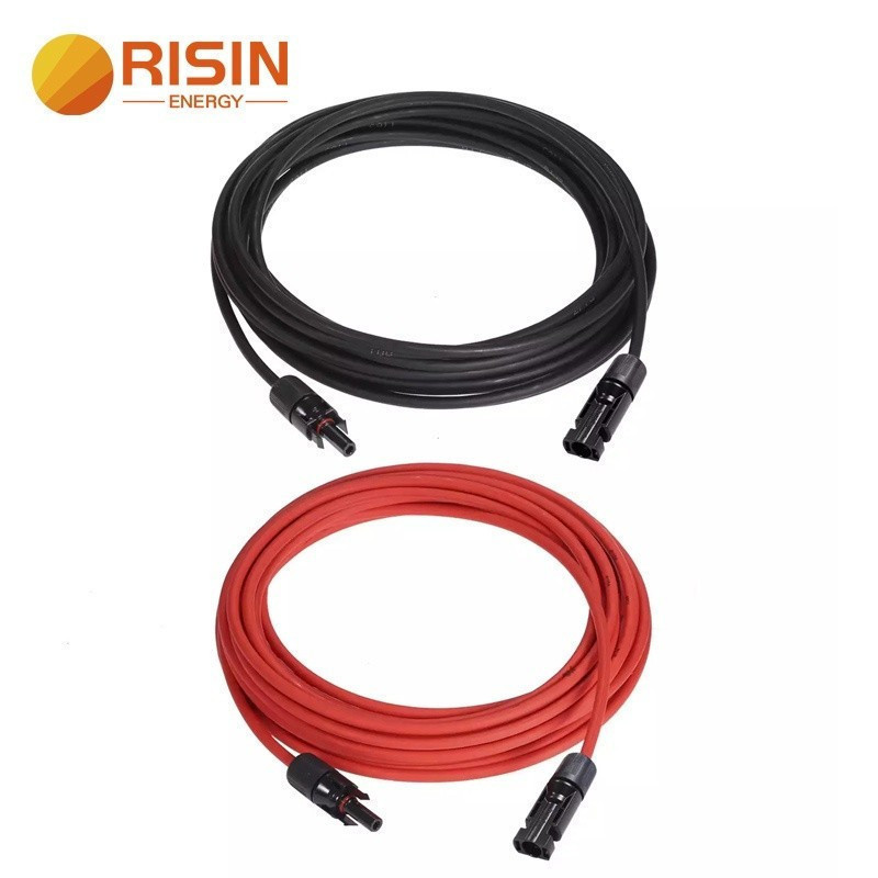 ขายร้อน 10 เมตรสายพลังงานแสงอาทิตย์ PV แผงลวด UV Resiitant XLPE ฉนวนกันความร้อนพลังงานแสงอาทิตย์ DC 