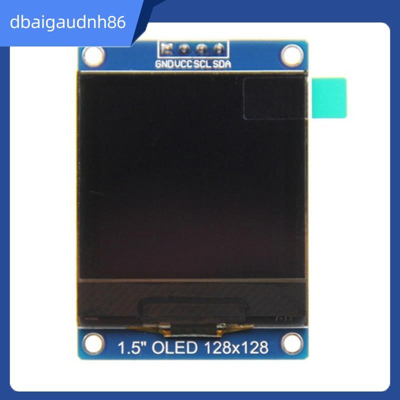 READY STOCK1.5" โมดูลหน้าจอแสดงผล OLED SH1107 128x128 พิกเซล, อินเทอร์เฟซสําหรับ 51 STM32 P22101