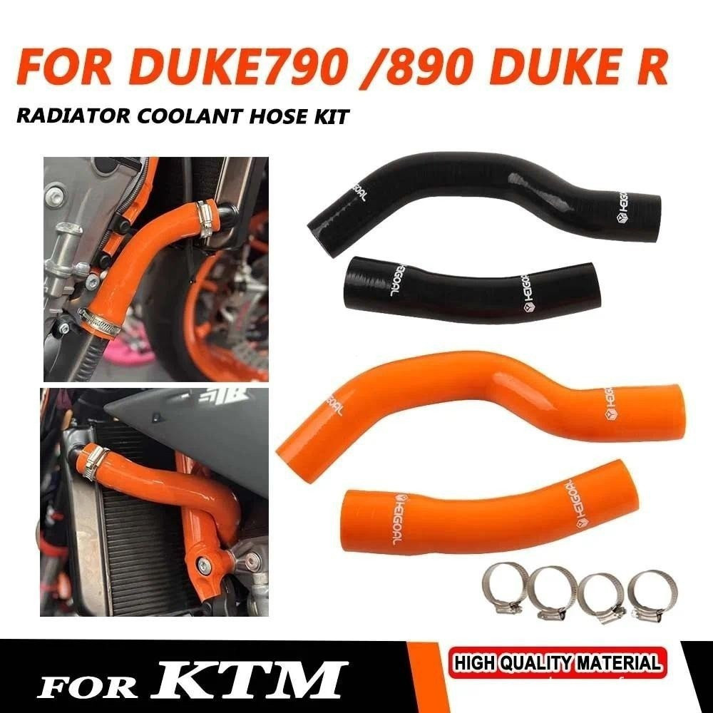 ท่อหม้อน้ําซิลิโคน Coolant ท่อชุดสําหรับ KTM Duke 790 890 R Duke790 2019 - 2021 Duke890 R 5CHM DHKX 