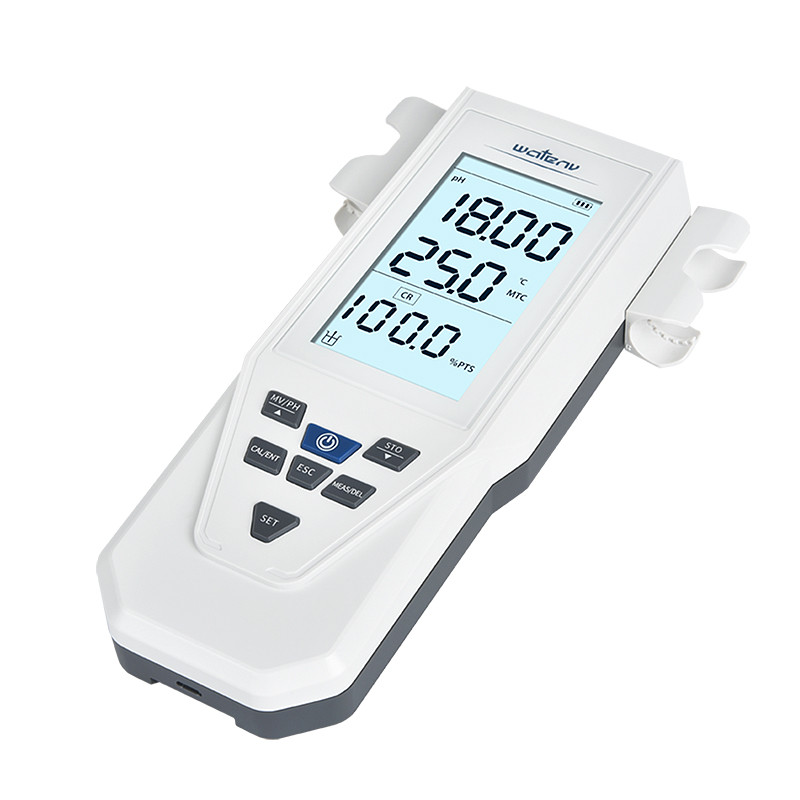 ของแท้ใหม่ China Portable PH Meter อัตโนมัติ Multi-function Lab Portable Digital PH Meter