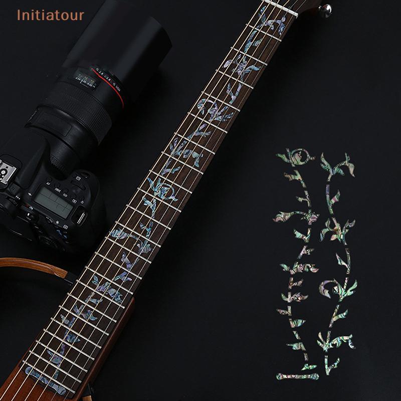 [Initiatour] 1 PC กีตาร์ Fretboard สติกเกอร์เบสตกแต่ง Cross Inlay Decals Fretboard สติกเกอร์สําหรับกีตาร์เครื่องดนตรีกีตาร์ไฟฟ้า