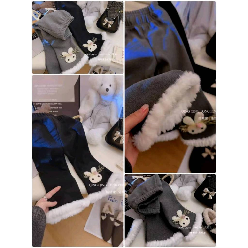 ใหม่ กางเกงเลกกิ้ง สำหรับเด็กผู้หญิง ฤดูหนาว อุ่น ทันสมัย