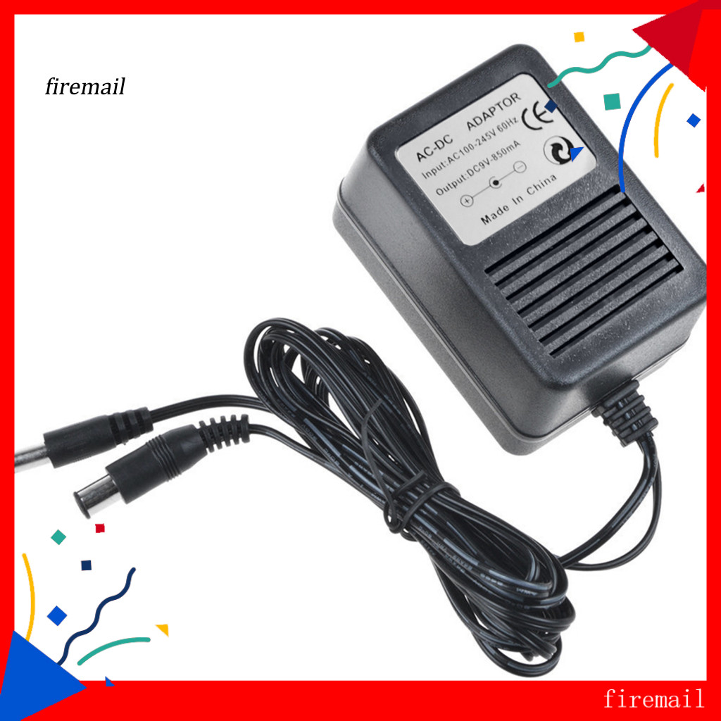 [FM] อะแดปเตอร์จ่ายไฟเครื่องชาร์จ AC 9V สําหรับไดรฟ์ Nintendo SNES Sega Genesis Mega
