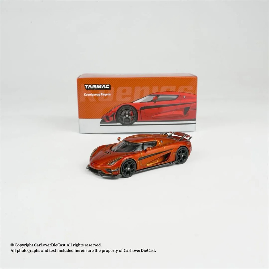 Tarmac Works 1/64 Koenigsegg Regera สีส้มรถDiecastรุ่นของเล่นของขวัญวันเกิด