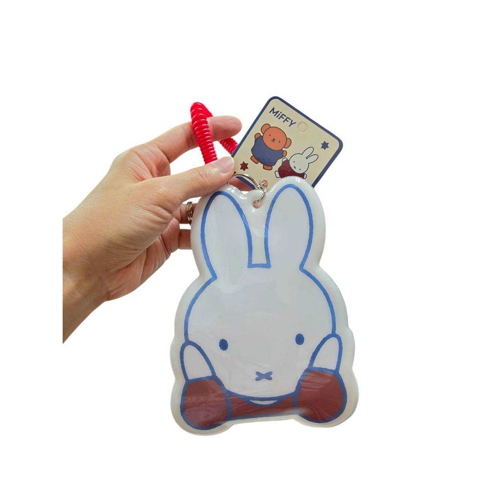 🐰 น่ารักใจเจ็บ! ที่ใส่บัตร มิฟฟี่ ขนาด 12×17 cm  ขนาด Boris 14x13 cm วัสดุ pvc  มีพวงกุญแจสำหรับคล้องยืดหดได้